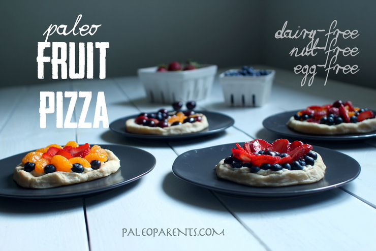 Fruit Pizza on Paleo Parents, How to Use Up All Those Summer Berries! | Paleo Parents