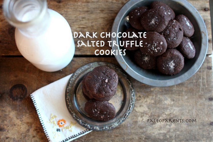Dark-Chocolate-Salted-Truffle-Cookies, The BEST Paleo Chocolate Recipes and Treats! Real Everything
