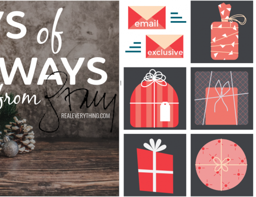 12 Days of Giveaways for 2020 with Real Everything