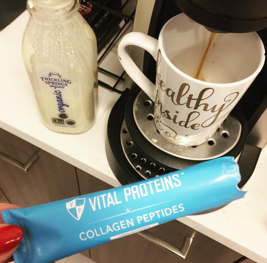 Vital proteins in latte