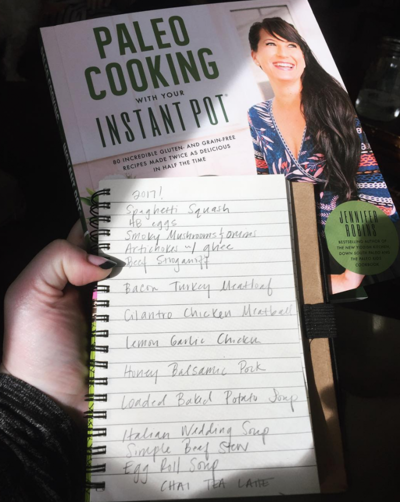 Paleo cooking with your instant pot recipes