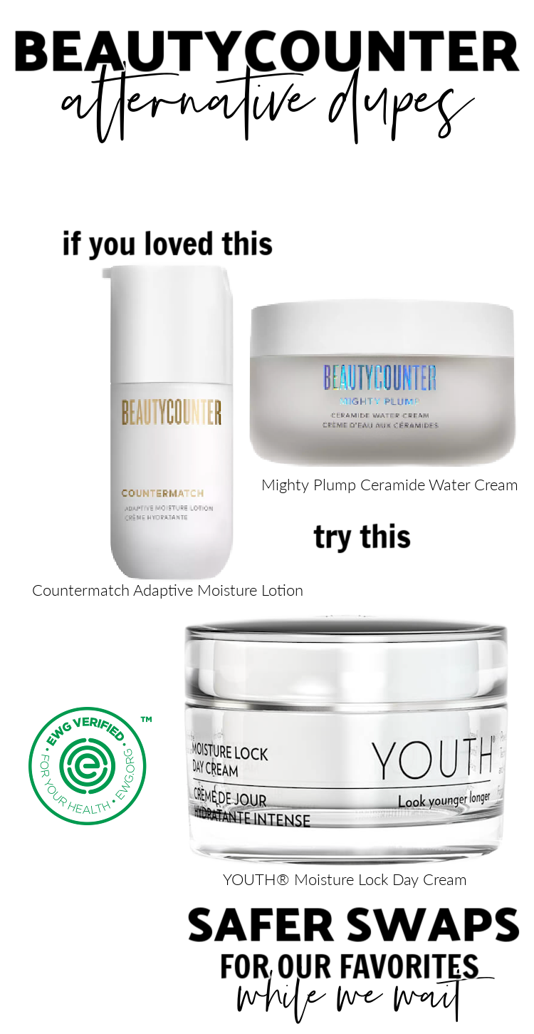 Beautycounter Safer Swaps Alternative Dupes Countermatch Mighty Plump Water Cream