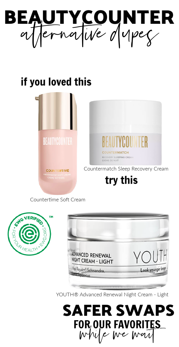 Beautycounter Safer Swaps Alternative Dupes Countertime Soft Cream Countermatch Night