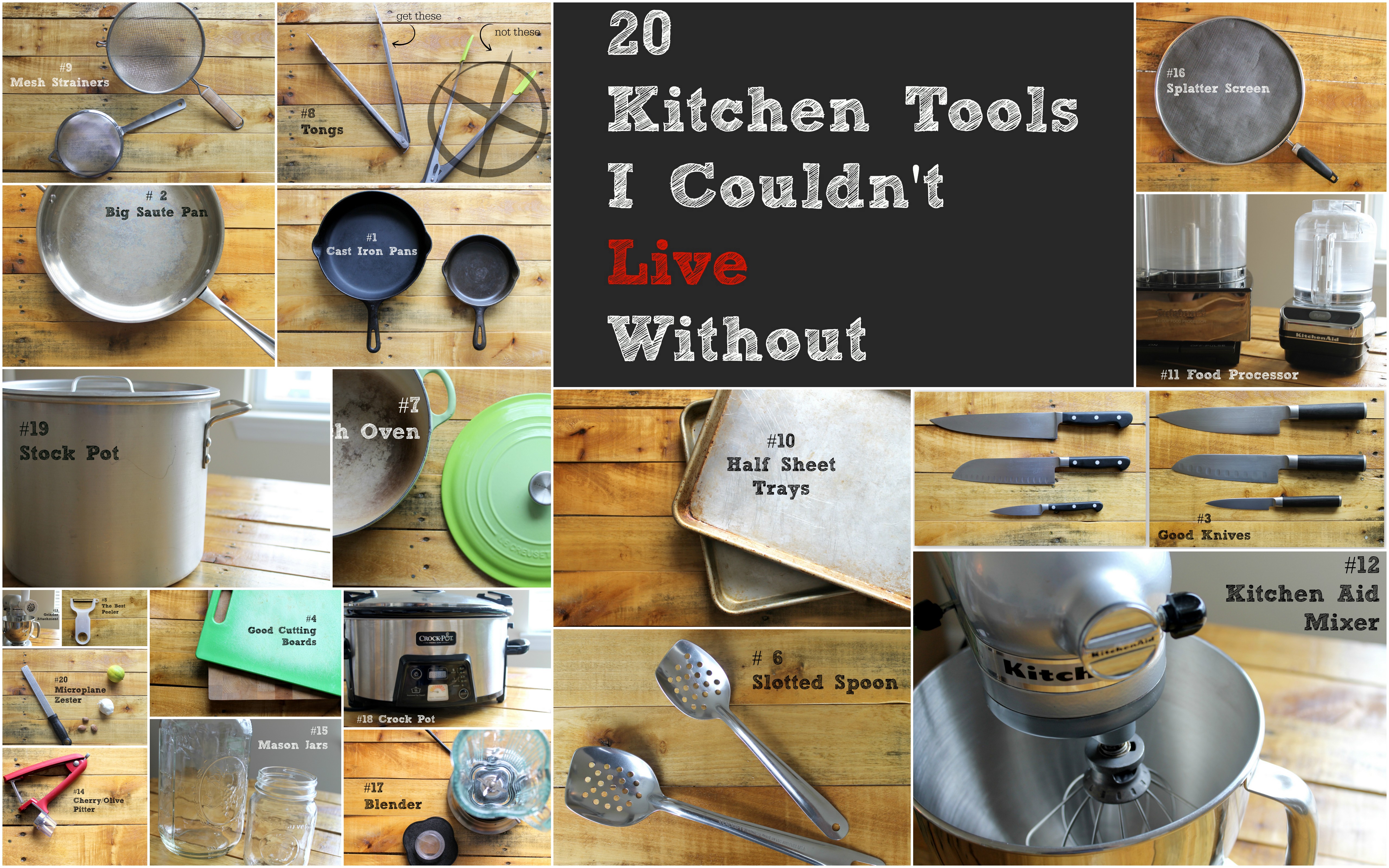 10 kitchen items and over 20 recipes come together in a collection to help  any home cook be successful!