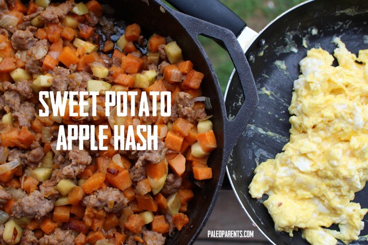 Sweet-Potato-Apple-Hash - How to Help Your Kids Eat More Veggies | Paleo Parents
