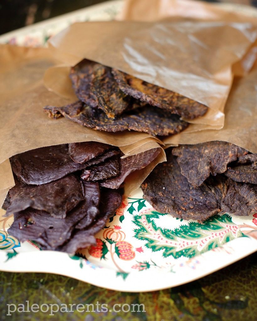 Beef-Jerky-Paleo-Parents-watermarked.jpg, Great travel snacks for the holidays- Paleo and Healthy!