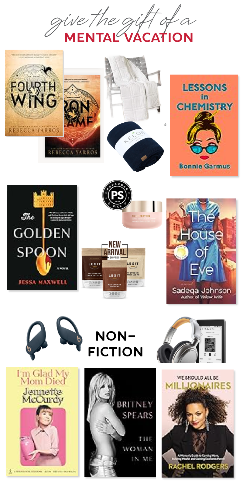2023's Gift Guide Mental Vacation books