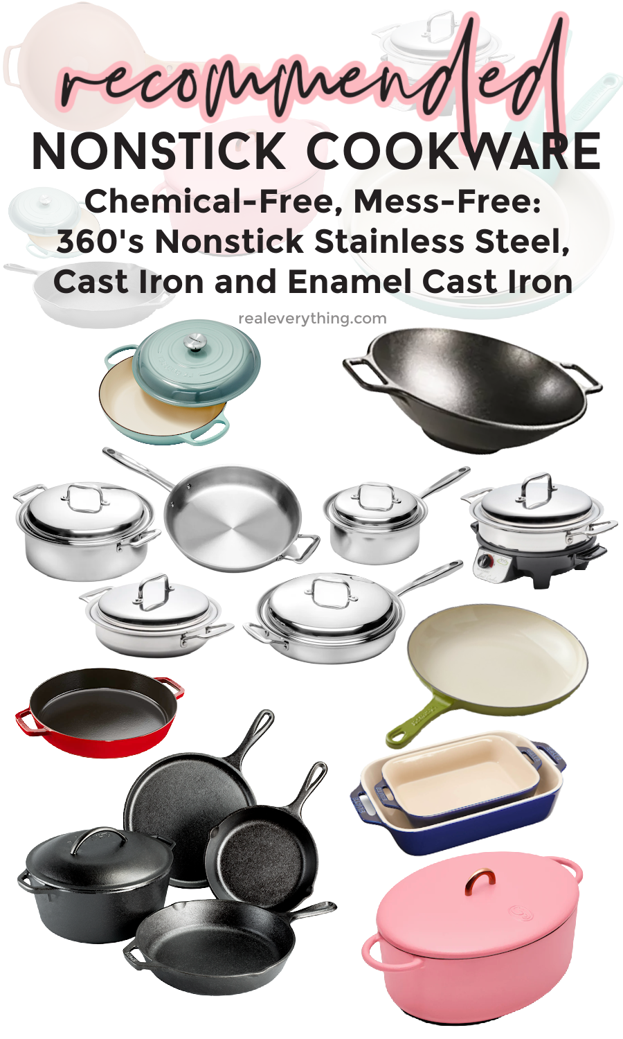 Nontoxic Nonstick Cookware: Chemical-Free, Mess-Free Pots and Pans