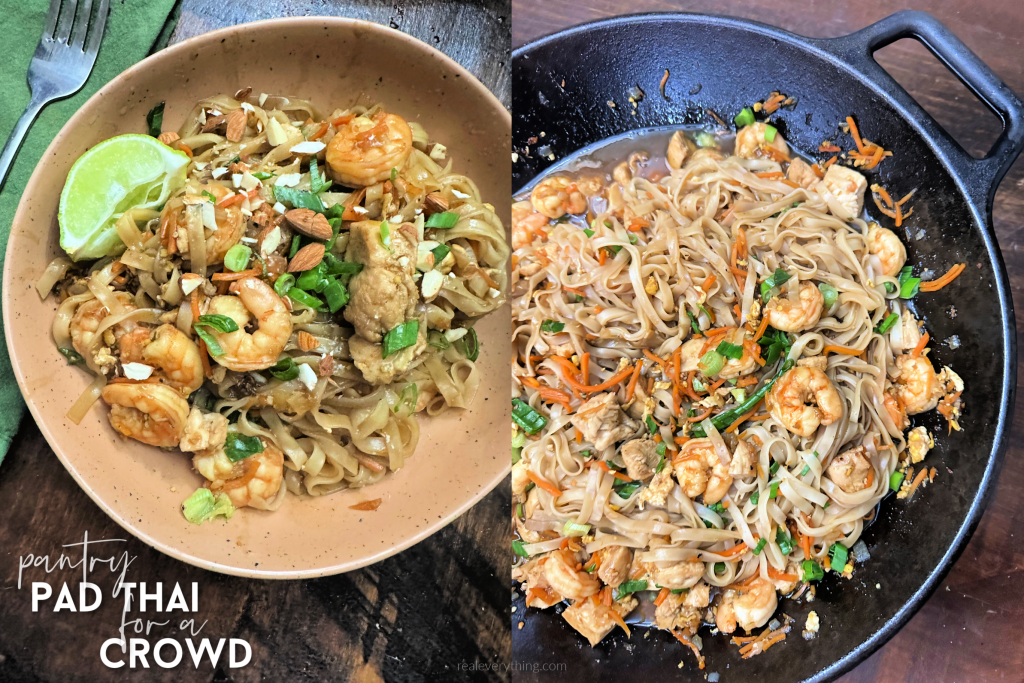 pantry pad thai for a crowd recipe realeverything FI