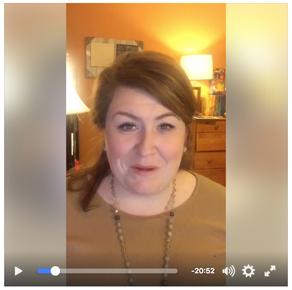 Stacy facebook live