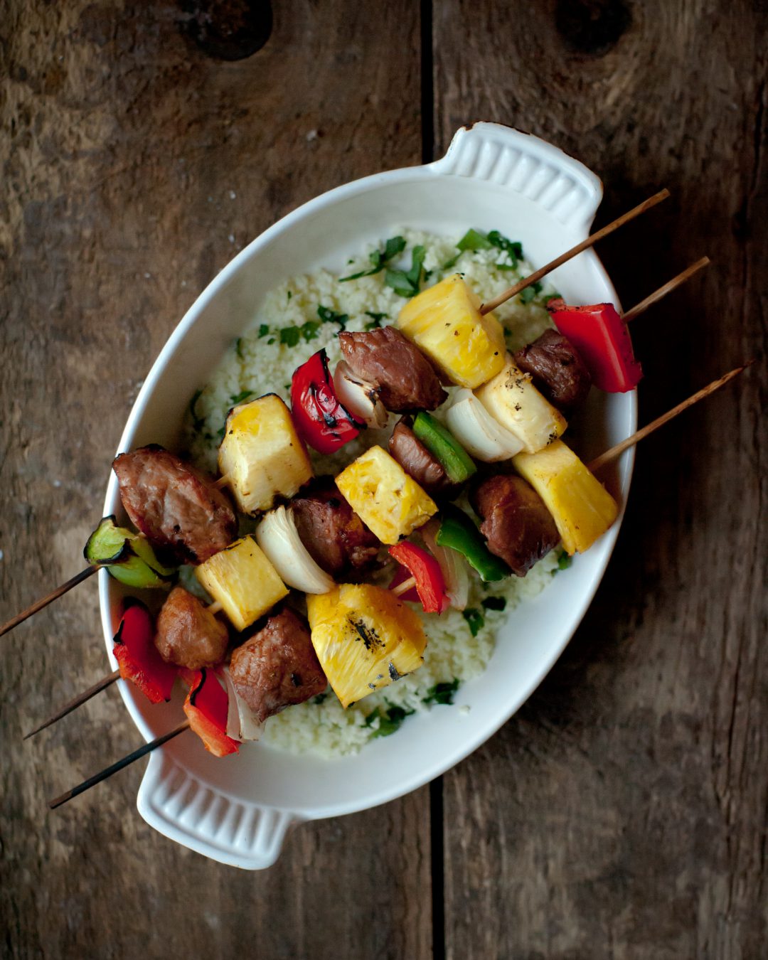 Grilled Cubed Pork Kabobs from Beyond Bacon - Real Everything